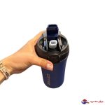 قمقمه شیکر 2 منظوره Pro Sports - coffee - Image 5